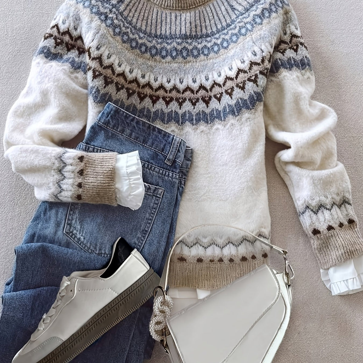 Teresa - Jersey Holgado con Manga Raglán