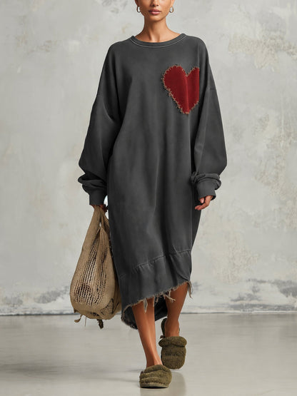 Vestido Midi Casual Holgado