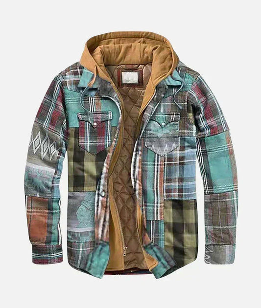 Varel | Chaqueta patchwork de cuadros