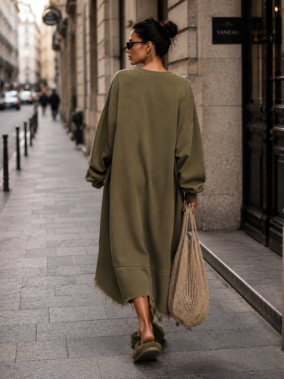 Vestido Midi Casual Holgado
