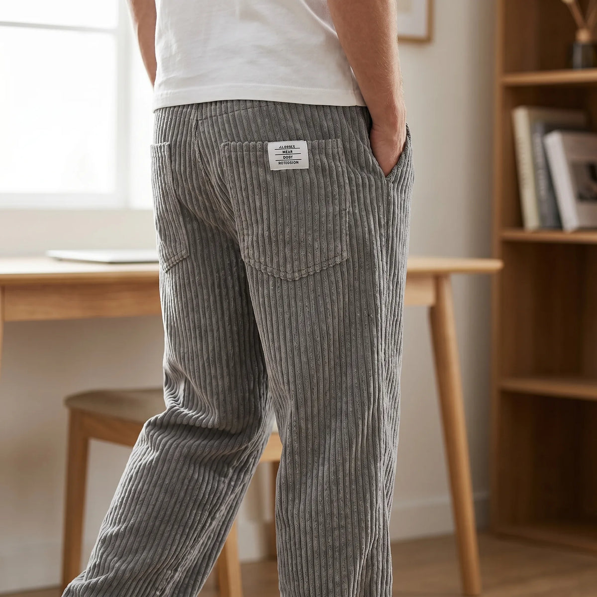 Varel | Pantalones de hombre de pana con cintura elástica