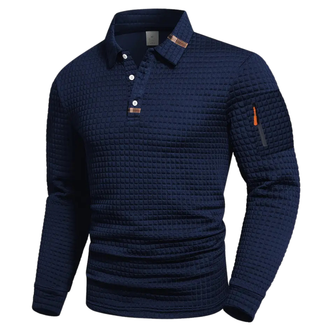 Dennis™ | Klassieke polo met lange mouwen