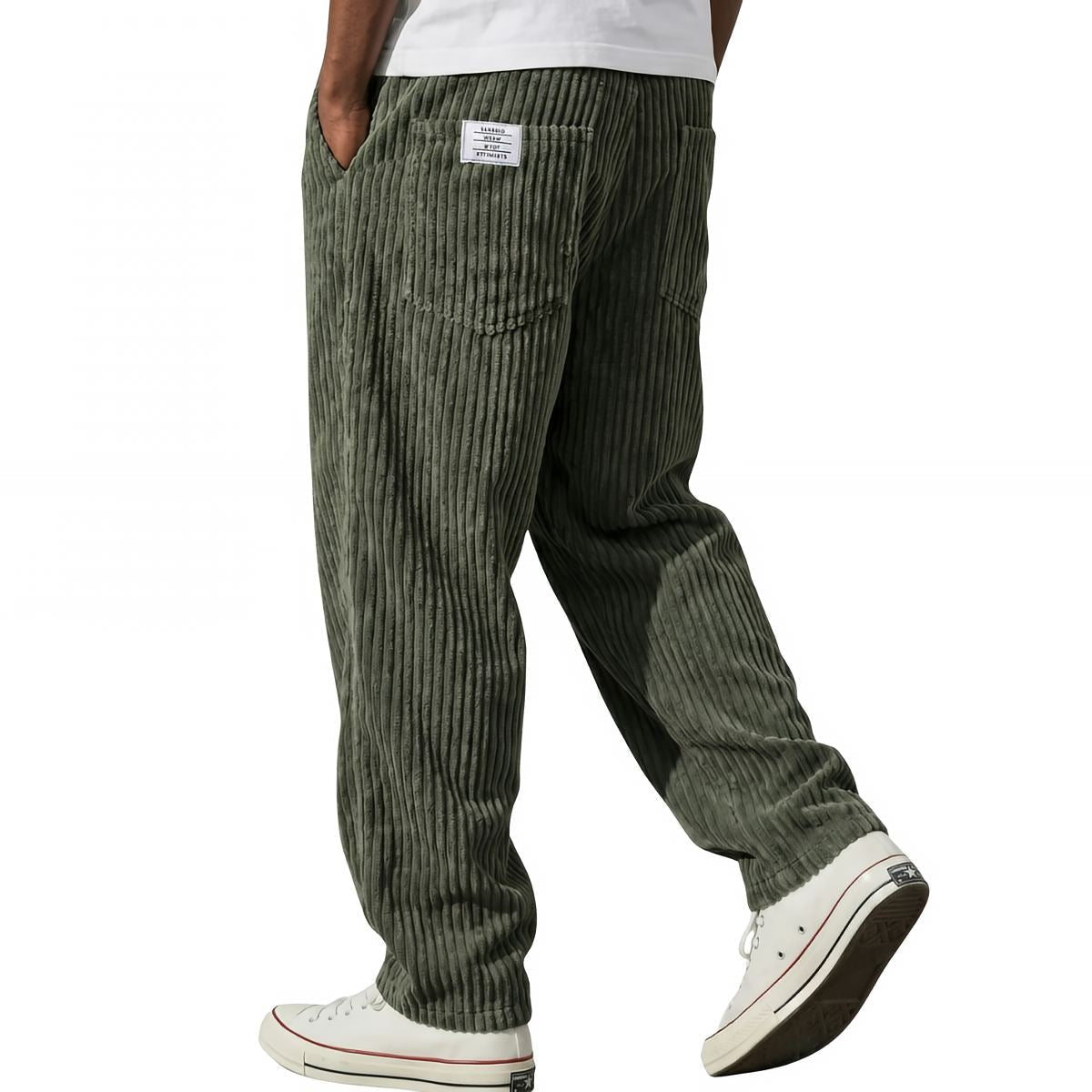 Varel | Pantalones de hombre de pana con cintura elástica