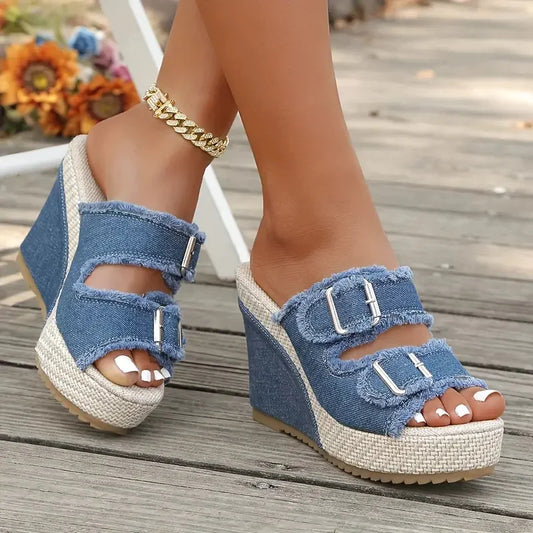 Atelier - Sandalias con Borde Deshilachado