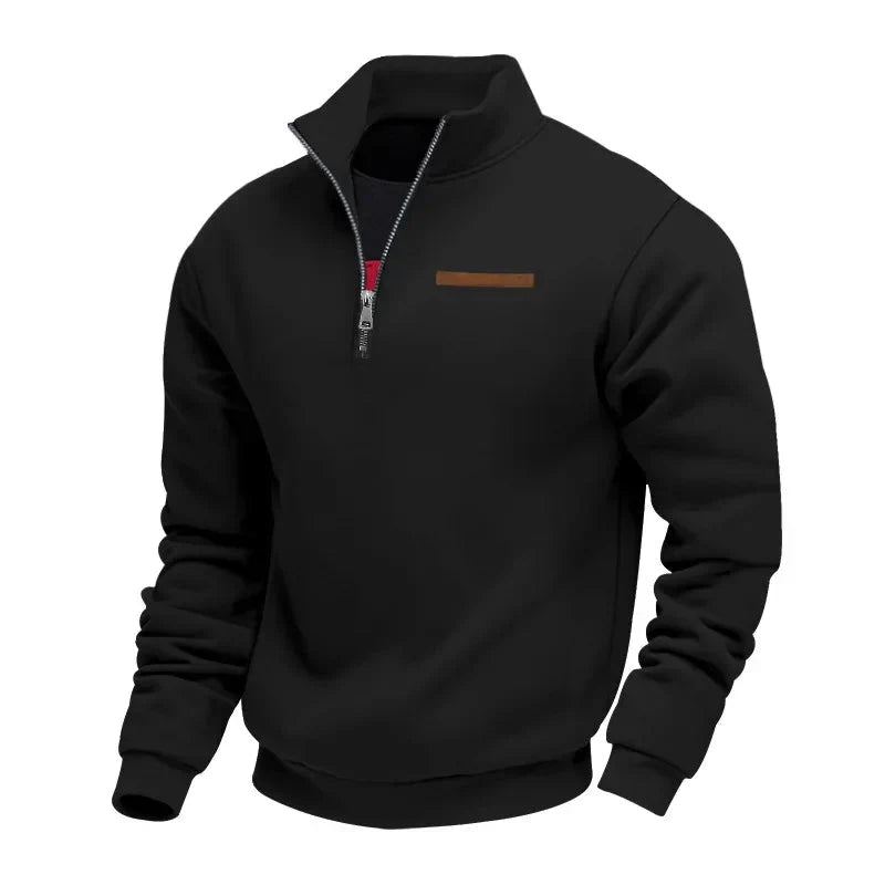 Laluna - Jersey casual de forro polar para hombre