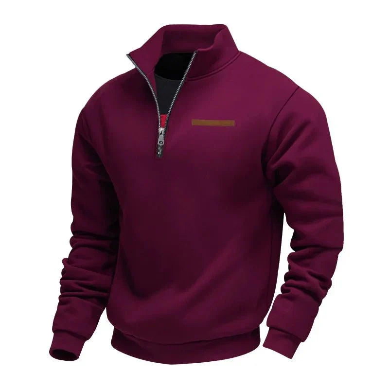 Laluna - Jersey casual de forro polar para hombre