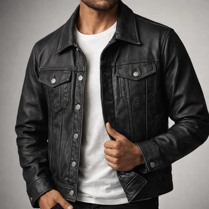 Rafael | Chaqueta de cuero clásica
