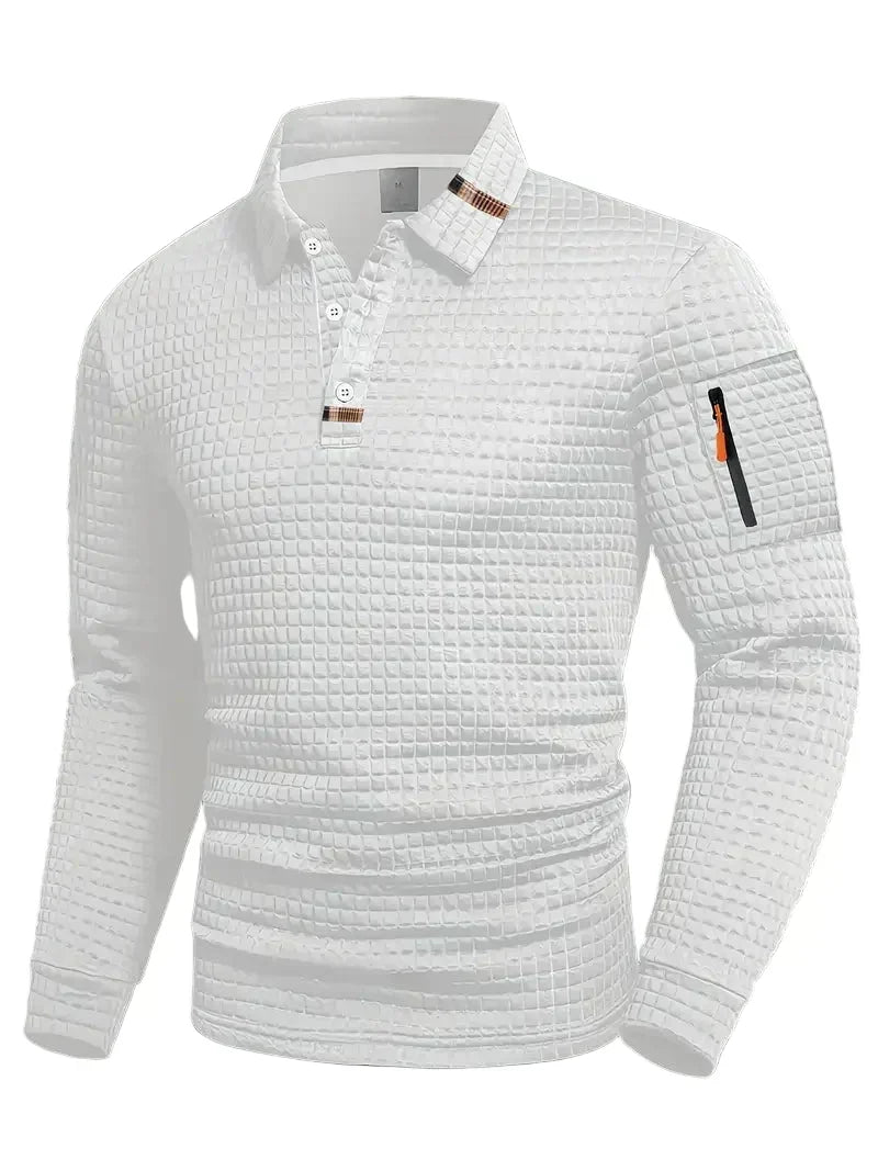 Dennis™ | Klassieke polo met lange mouwen
