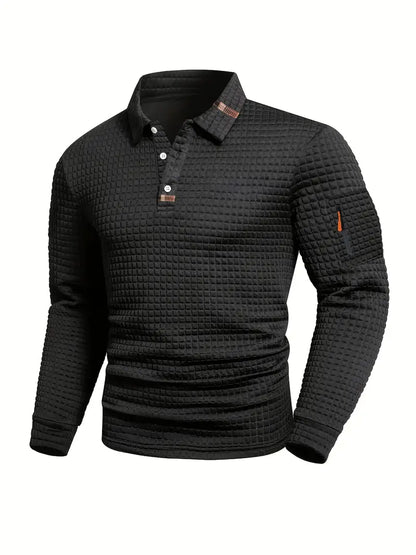Dennis™ | Klassieke polo met lange mouwen