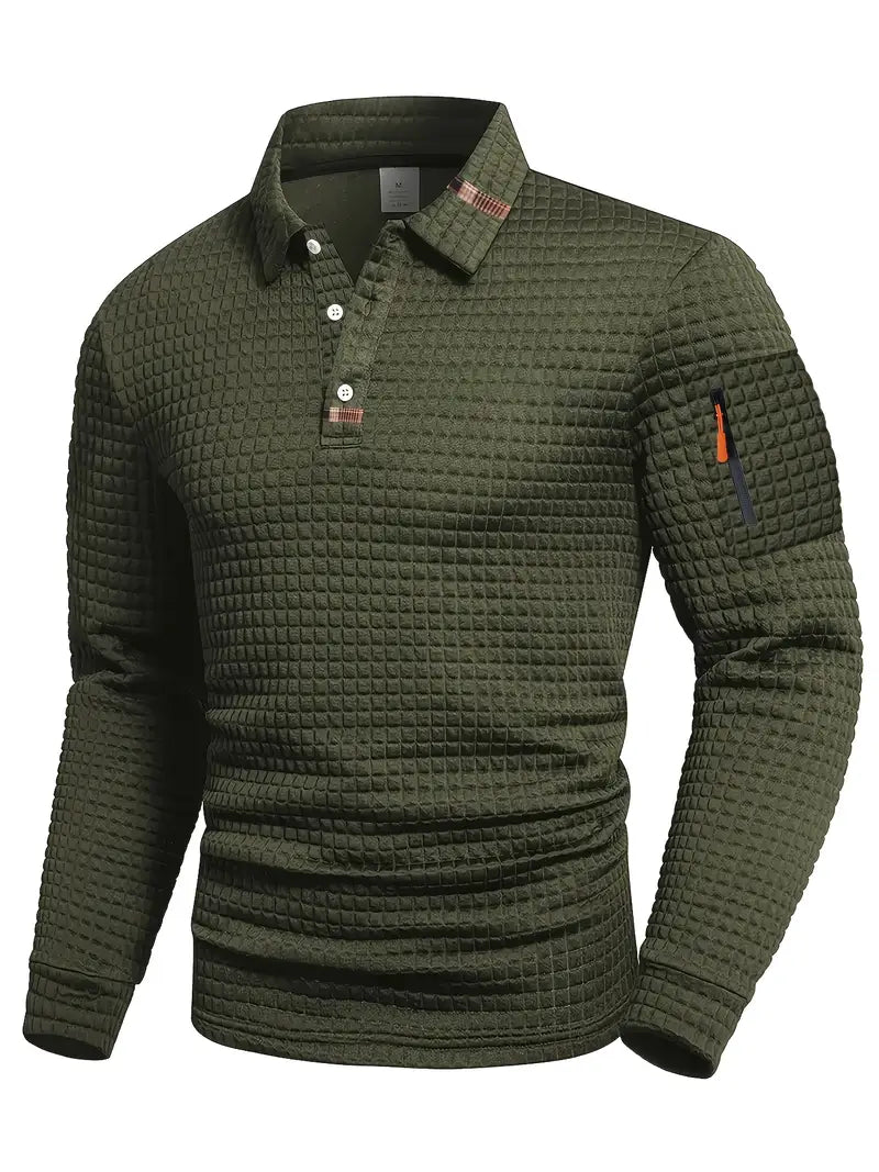 Dennis™ | Klassieke polo met lange mouwen