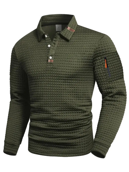 Dennis™ | Klassieke polo met lange mouwen